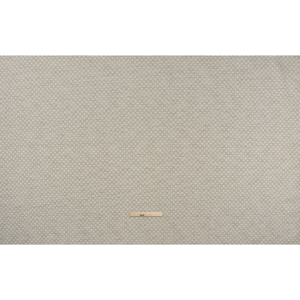 Polyester Boucle Home Decor Jacquard - Dove Plus Signs - British Imported - Full