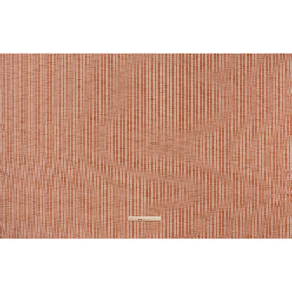 Polyester Boucle Woven - Coral Stripes - British Imported