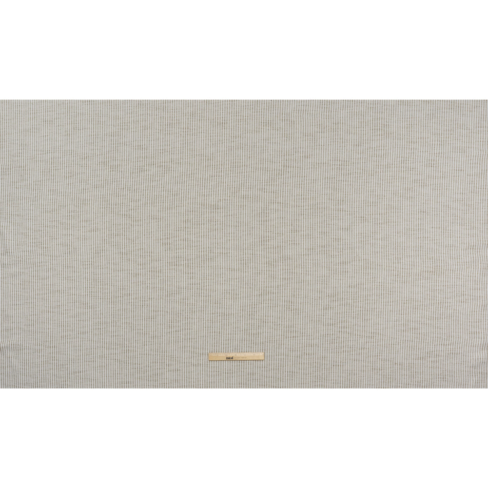Polyester Boucle Woven - Dove Stripes - British Imported - Full