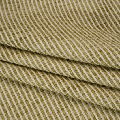 Polyester Boucle Woven - Leaf Stripes - British Imported