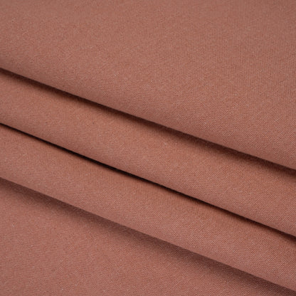 Brushed Cotton and Linen Woven - Blush - British Imported