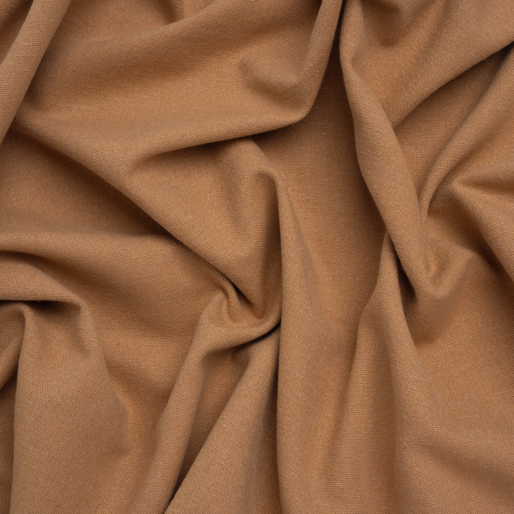 Brushed Cotton and Linen Woven - Clay - British Imported