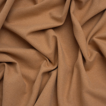 Brushed Cotton and Linen Woven - Clay - British Imported