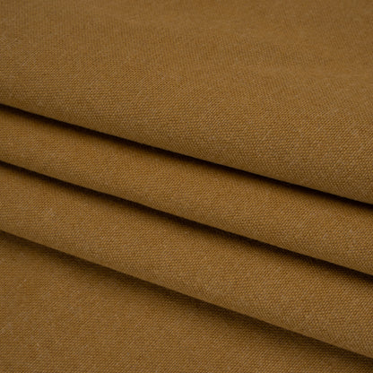 Double Wide Brushed Cotton and Linen Woven - Cumin - British Imported