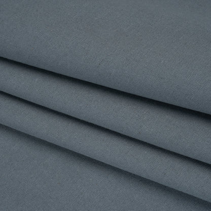 Brushed Cotton and Linen Woven - Denim - British Imported