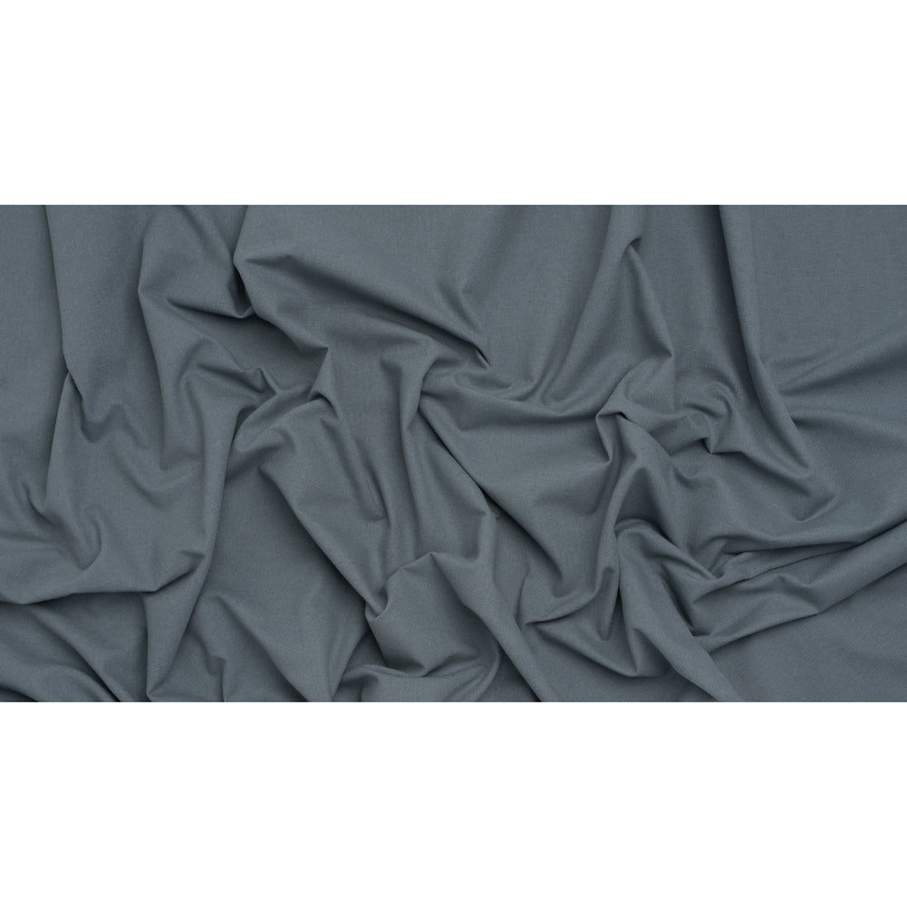 Brushed Cotton and Linen Woven - Denim - British Imported - Full