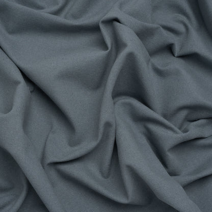 Brushed Cotton and Linen Woven - Denim - British Imported