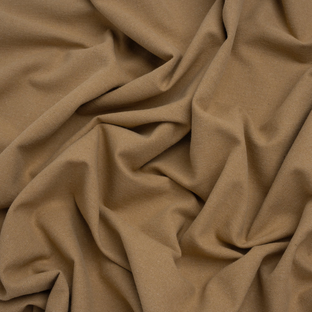 Double Wide Brushed Cotton and Linen Woven - Hessian - British Imported
