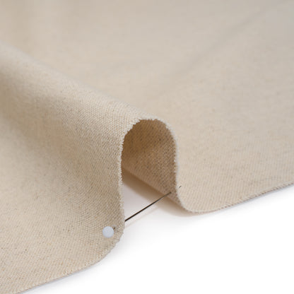 Double Wide Brushed Cotton and Linen Woven - Linen - British Imported