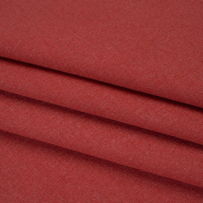 Brushed Cotton and Linen Woven - Raspberry - British Imported