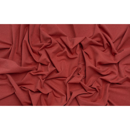 Brushed Cotton and Linen Woven - Raspberry - British Imported