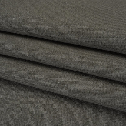 Brushed Cotton and Linen Woven - Slate - British Imported