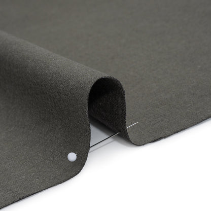 Brushed Cotton and Linen Woven - Slate - British Imported
