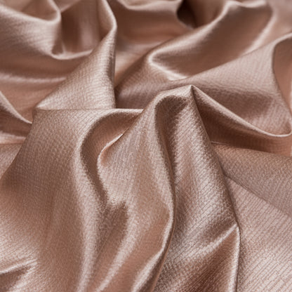 Luminous Textural Polyester Woven - Rose - British Imported Detail