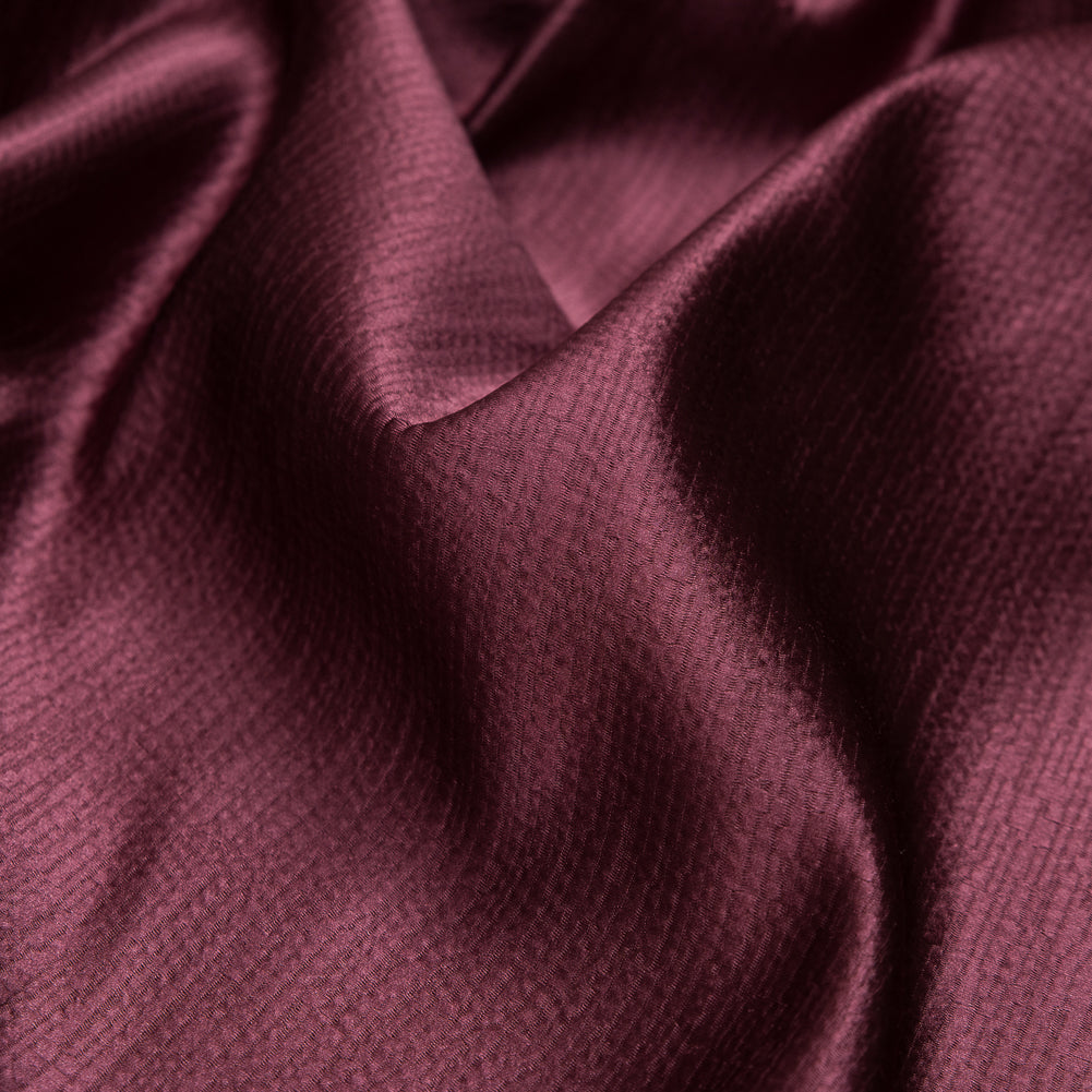 British Mulberry Luminous Textural Polyester Woven - Detail