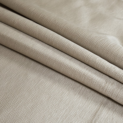 Luminous Textural Polyester Woven - Champagne - British Imported Folded