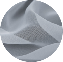 A close up of a white fabric with a circular shape