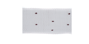 A close up of a piece of cloth with holes in it