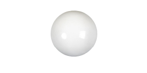 A white egg sitting on a white surface