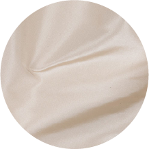 A close up of a white cloth with a circular shape