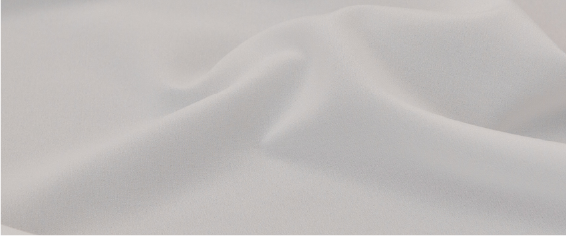 A white cloth with a black stripe on it