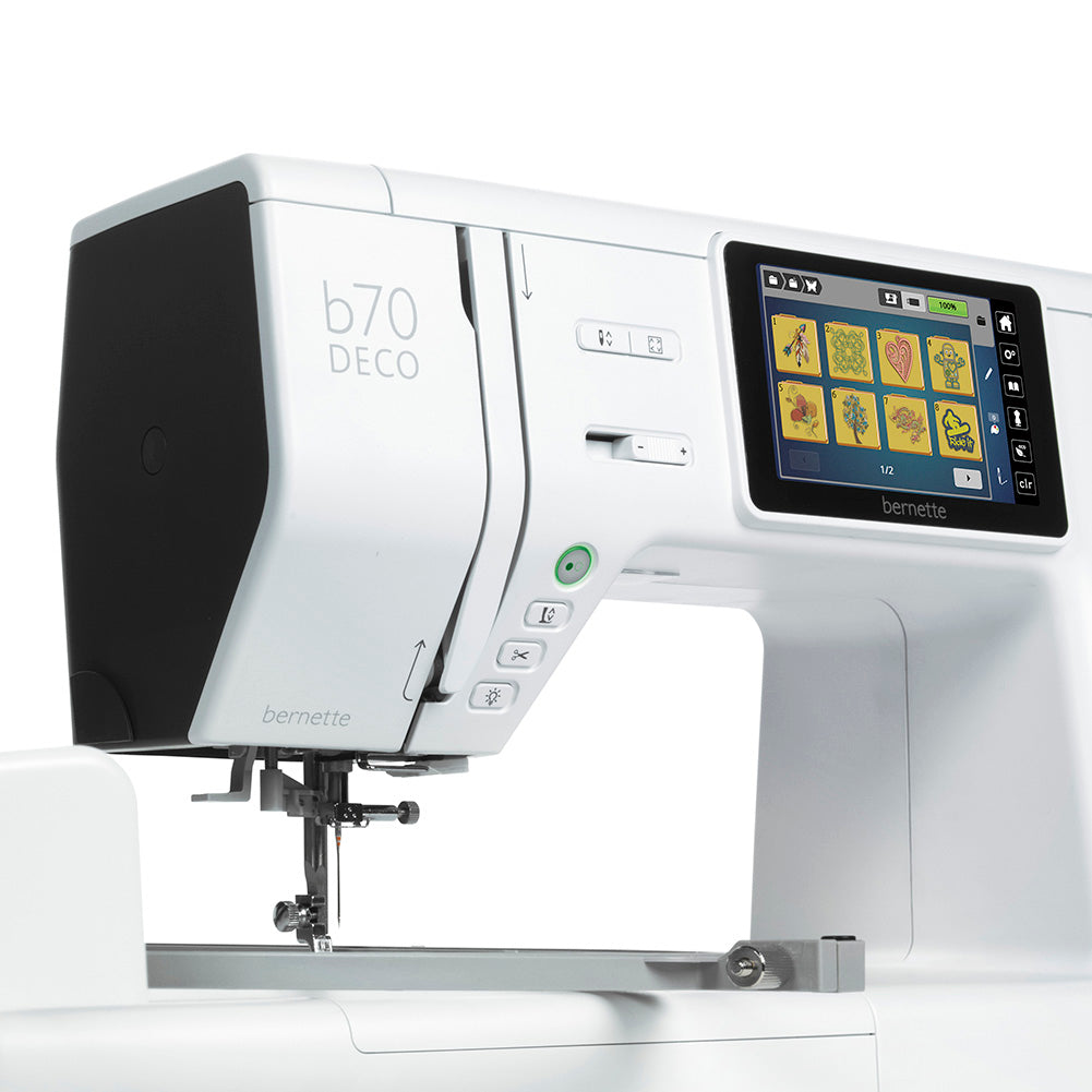 bernette 70 DECO - Computerized Embroidery Machine with Touchscreen - Detail