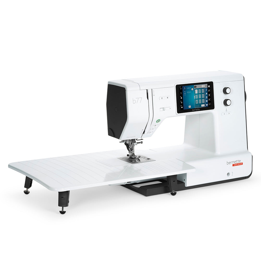 bernette 77 - Computerized Sewing Machine with 500 Stitches for Sewing and Quilting - Full