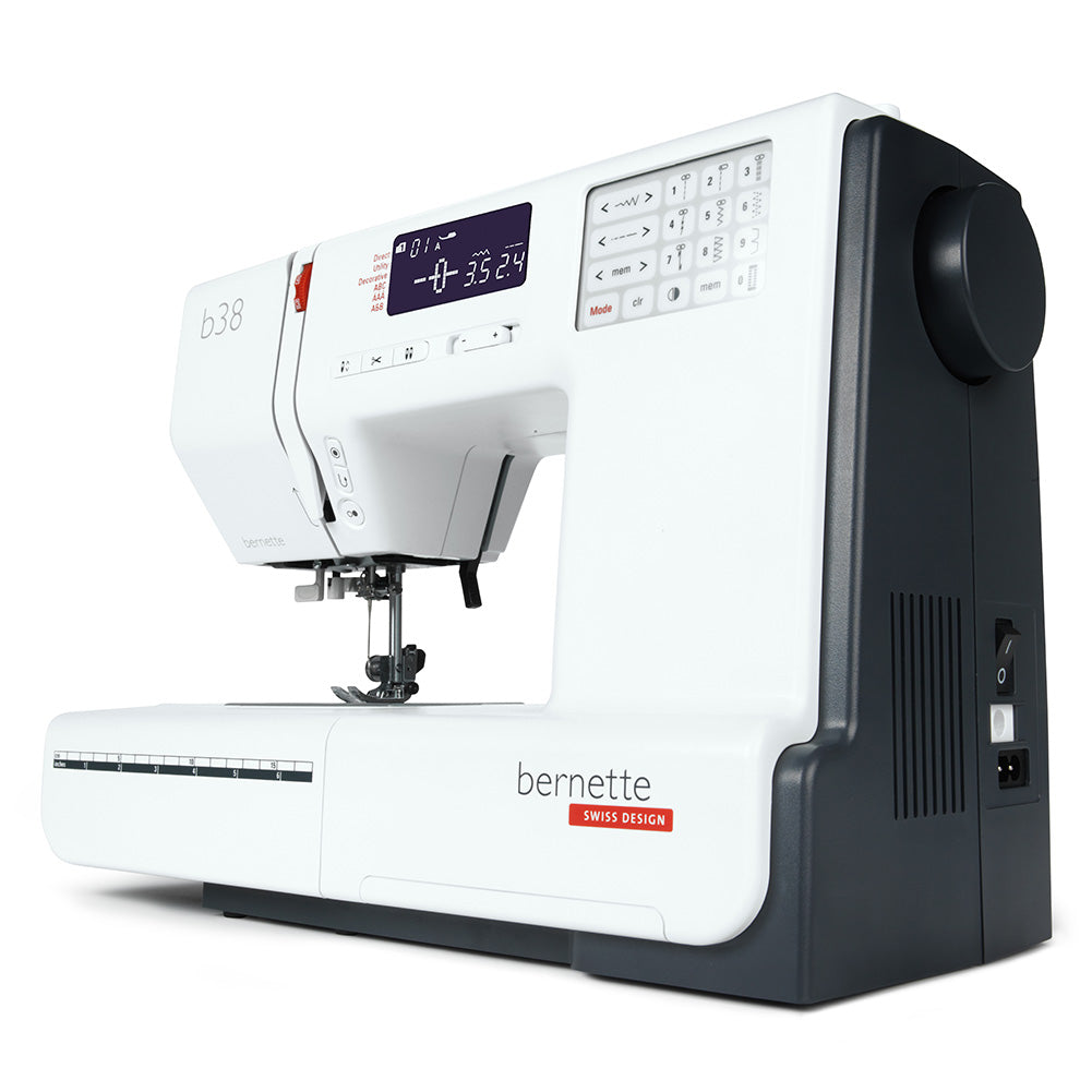 bernette 38 - Computerized Sewing Machine with 394 Stitches - Folded