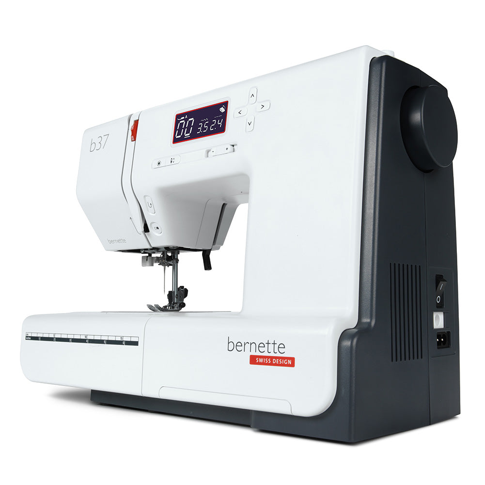 bernette 37 - Compact Computerized Sewing Machine with 50 Stitches - Folded