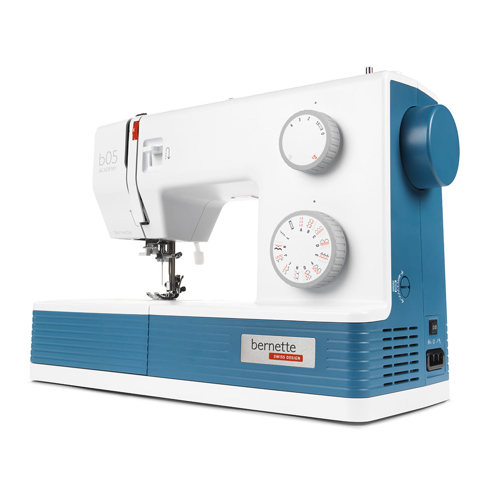 bernette 05 ACADEMY - Robust Mechanical Sewing Machine with 30 Essential Stitches - Folded