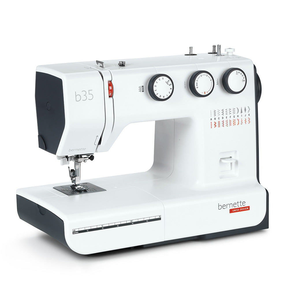 bernette 35 - Mechanical Sewing Machine for Beginners with 23 Stitches Full