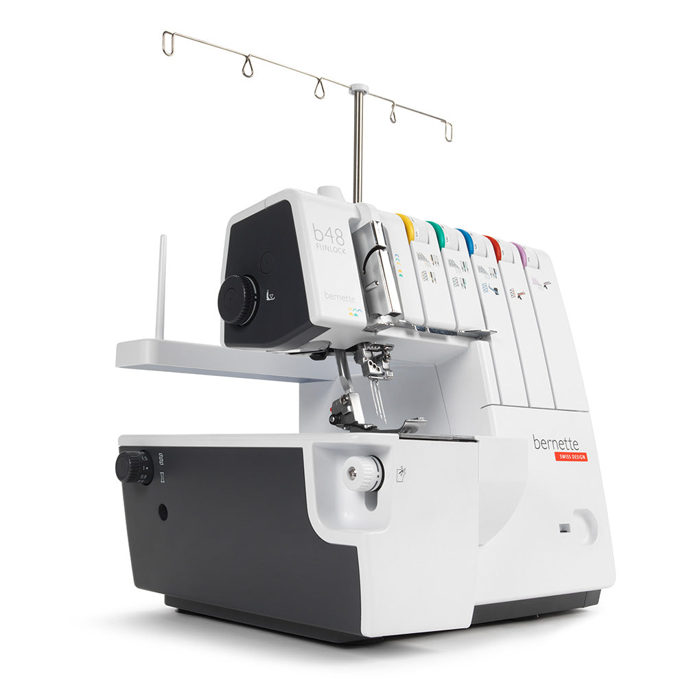 bernette 48 FUNLOCK - Combination Overlock, Chainstitch and Coverstitch Serger Sewing Machine - Folded