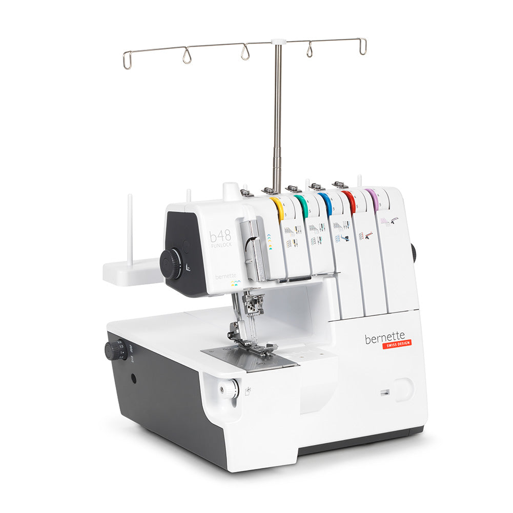 bernette 48 FUNLOCK - Combination Overlock, Chainstitch and Coverstitch Serger Sewing Machine - Full
