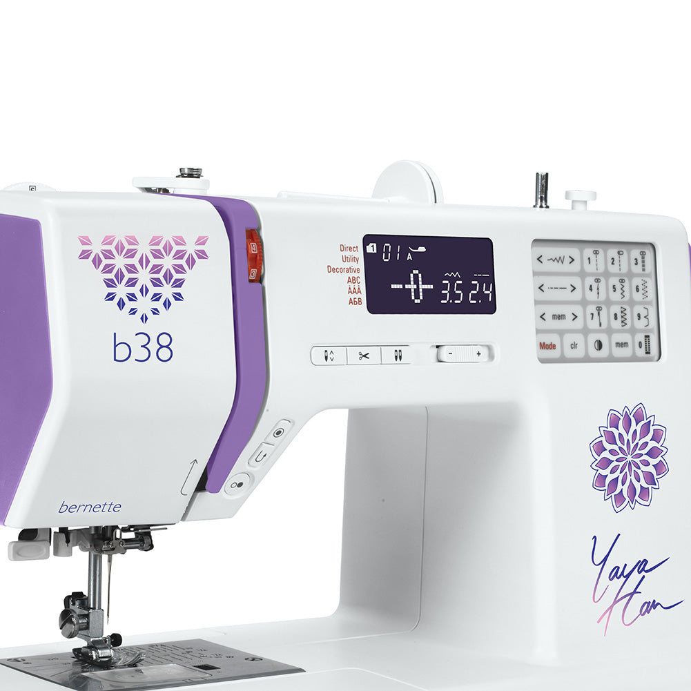 bernette 38 Yaya Han Edition - Computerized Sewing Machine with 394 Stitches for Creative Minds - Detail