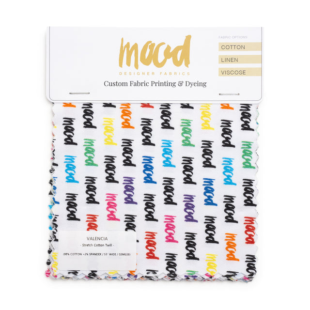 Fabric Swatch Booklet for Custom Printing - Cotton, Linen, Viscose
