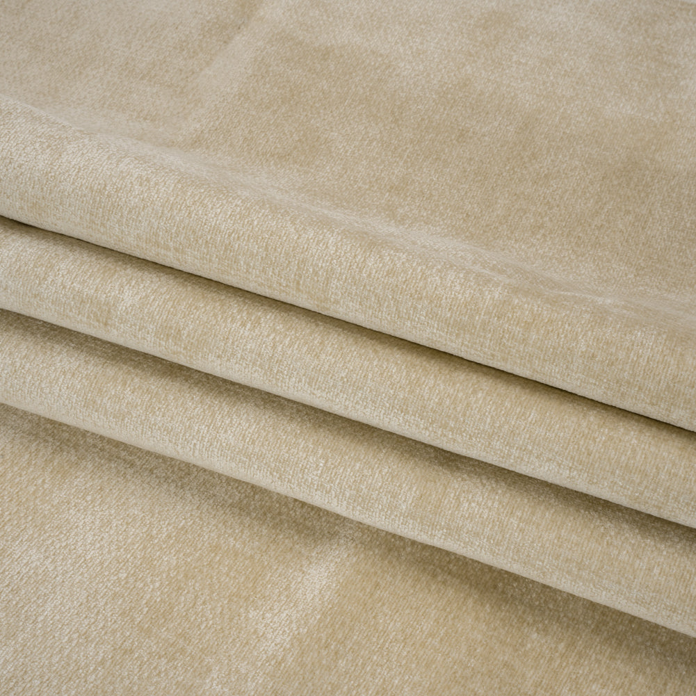 Chenille Upholstery Woven - Pearl - Lanton Collection Folded