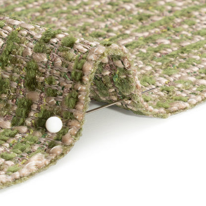 Tweed Upholstery Chenille - Laurel Striated - Caprona Collection Detail
