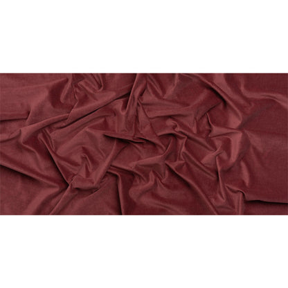 Polyester and Cotton Upholstery Velvet - Merlot - Corry Collection Full