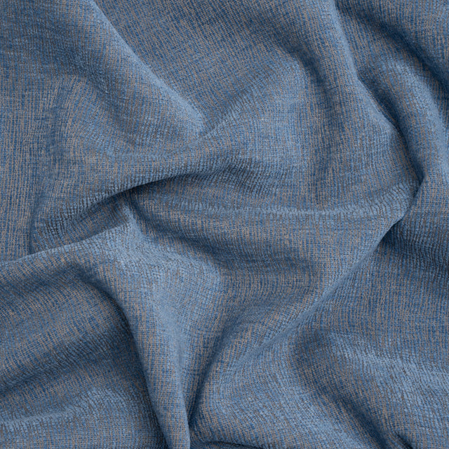 Chenille Upholstery Woven with Latex Backing - Periwinkle - Lovell Collection