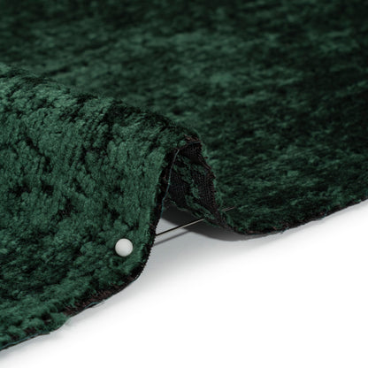 Textured Upholstery Chenille - Emerald - Odie Collection Detail