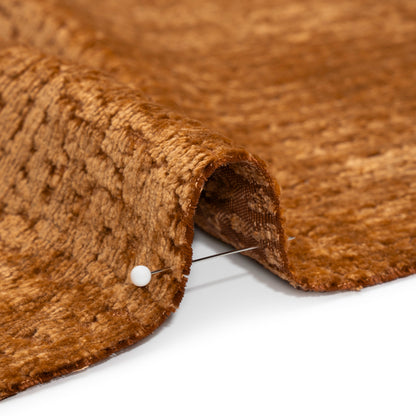 Textured Upholstery Chenille - Pumpkin - Odie Collection Detail