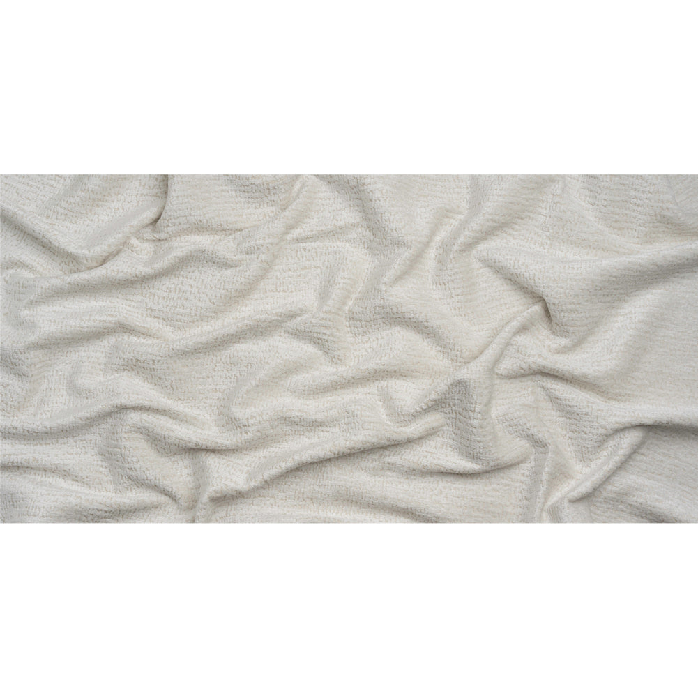 Textured Upholstery Chenille - White Hot - Odie Collection Full