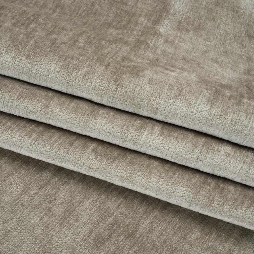 Upholstery Chenille - Concrete Monotone Abstract - Timbrell Collection Folded