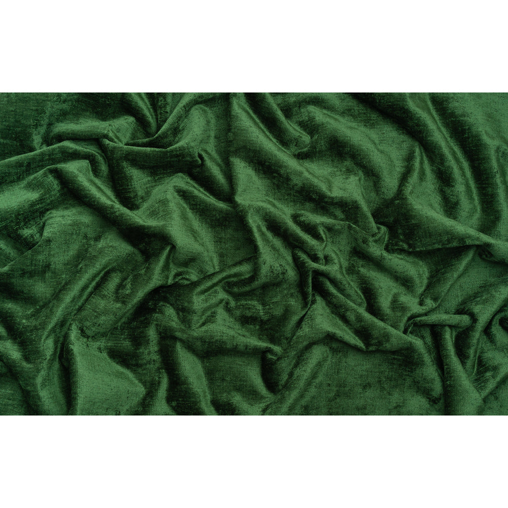 Upholstery Chenille - Emerald Monotone Abstract - Timbrell Collection Full