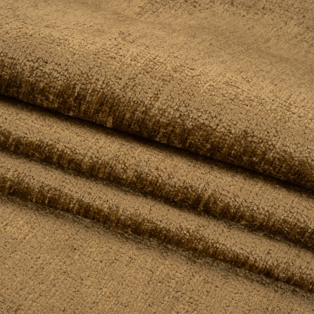Upholstery Chenille - Nugget Monotone Abstract - Timbrell Collection Folded