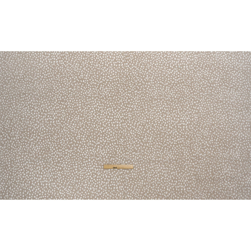 Upholstery Chenille - Beige Spotted - Piperhill Collection Full