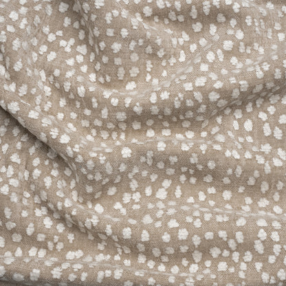 Upholstery Chenille - Beige Spotted - Piperhill Collection