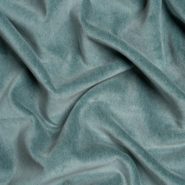 Cotton and Polyester Upholstery Velvet - Ocean - Banton Collection