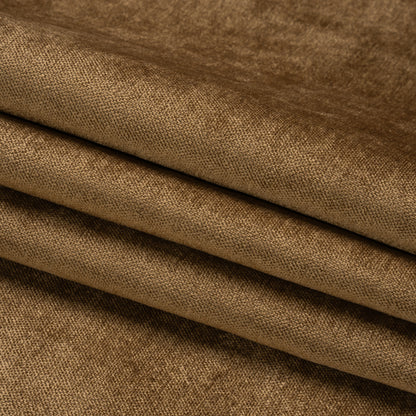 Upholstery Chenille with Latex Backing - Cocoa - Tonnet Collection Folded