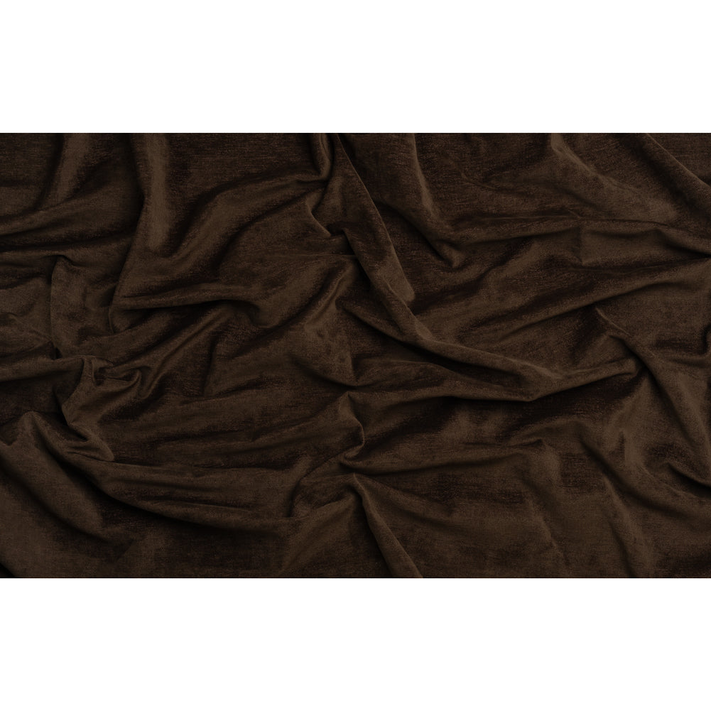 Upholstery Chenille with Latex Backing - Espresso - Tonnet Collection Full